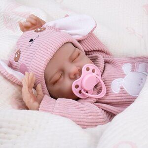 18 Inch Real Life Realistic Sleeping Reborn Baby Girl Doll For Kids 3+ Years